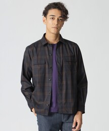 Paul Stuart(�|�[���X�`���A�[�g)�̃E�H�b�V���u���E�[���`�F�b�N �V���c�W���P�b�g(�V���c/�u���E�X)