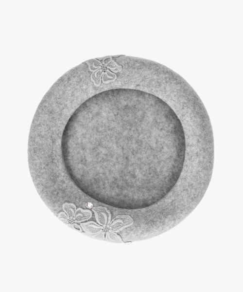 Athena New York(アシーナニューヨーク)の「Athena New York Amanda Beret / アシーナニューヨーク(ハンチング/ベレー帽・レディース・ベージュ/ライトグレー・57cm)」の9枚目の写真