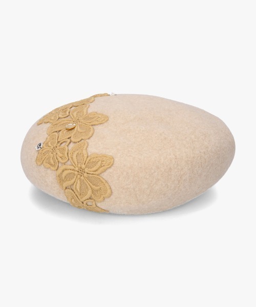 Athena New York(アシーナニューヨーク)の「Athena New York Amanda Beret / アシーナニューヨーク(ハンチング/ベレー帽・レディース・ベージュ/ライトグレー・57cm)」の4枚目の写真