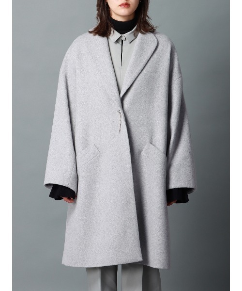 CIS.（シス）の「CIS． ボールドスリーブコート RESCWOOL 無地 ボタンチャーム付き（その他アウター・レディース・レッド/ブラック/グレー・36(7号)/38(9号)）」の5枚目の写真