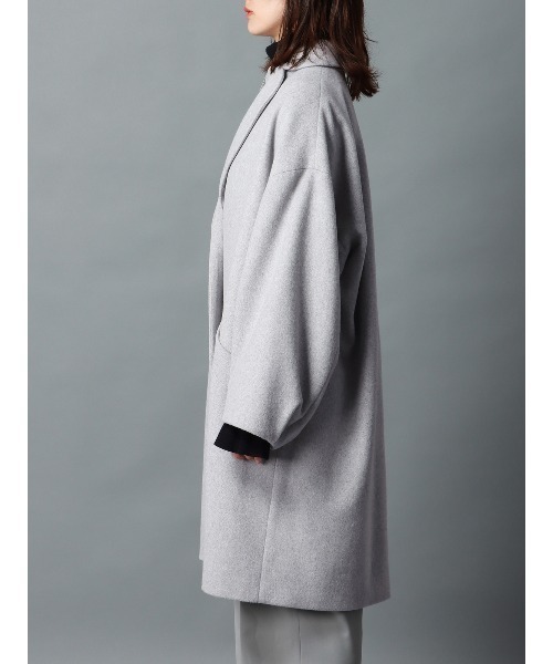 CIS.（シス）の「CIS． ボールドスリーブコート RESCWOOL 無地 ボタンチャーム付き（その他アウター・レディース・レッド/ブラック/グレー・36(7号)/38(9号)）」の6枚目の写真