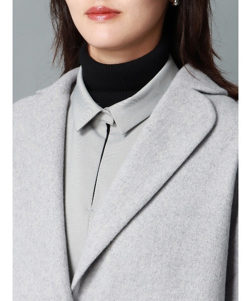 CIS.（シス）の「CIS． ボールドスリーブコート RESCWOOL 無地 ボタンチャーム付き（その他アウター・レディース・レッド/ブラック/グレー・36(7号)/38(9号)）」の10枚目の写真