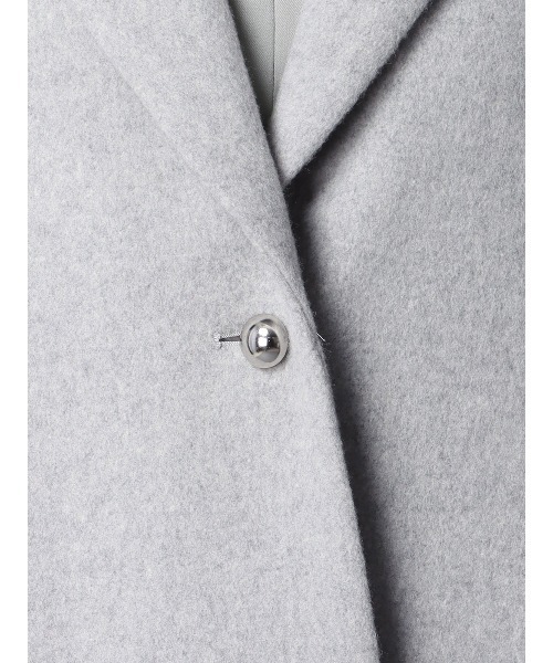 CIS.（シス）の「CIS． ボールドスリーブコート RESCWOOL 無地 ボタンチャーム付き（その他アウター・レディース・レッド/ブラック/グレー・36(7号)/38(9号)）」の13枚目の写真