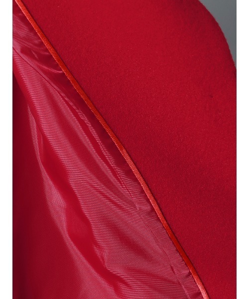 CIS.（シス）の「CIS． ボールドスリーブコート RESCWOOL 無地 ボタンチャーム付き（その他アウター・レディース・レッド/ブラック/グレー・36(7号)/38(9号)）」の19枚目の写真