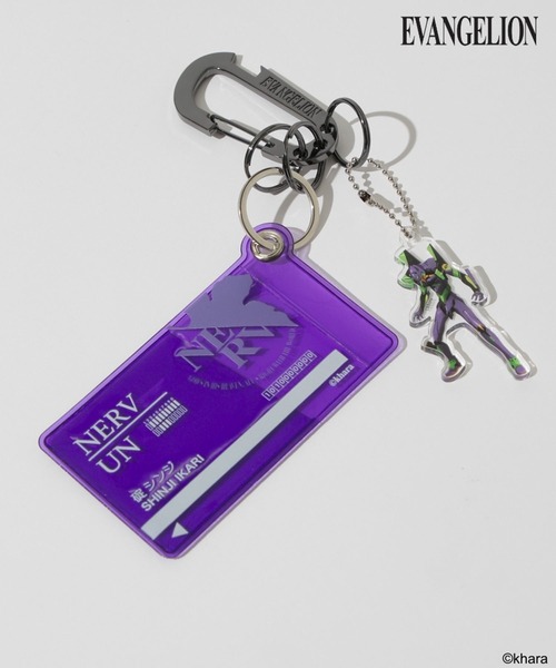 セール】【EVANGELION(エヴァンゲリオン)】コラボカラビナカードケース
