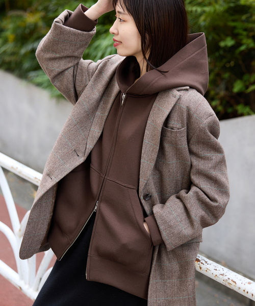 一部店舗・WEB限定カラー有り/追加》ボリュームジップアップフーディー