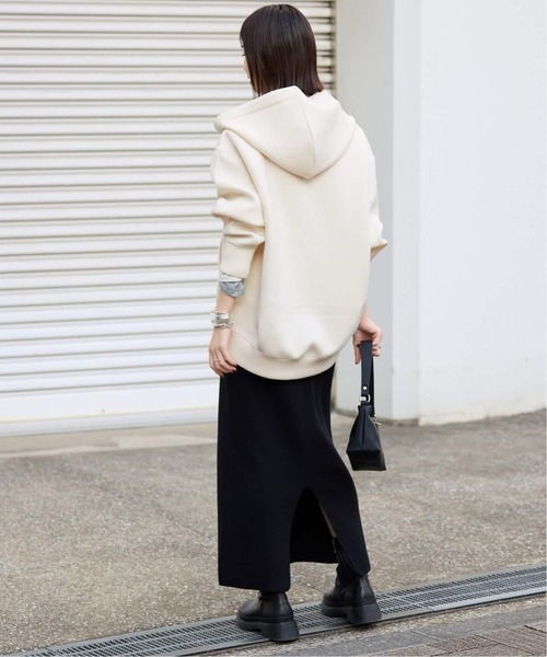 未使用タグ付】SLOBE IENA ☆ボリュームジップアップフーディー 一部