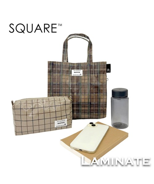 ROOTOTE（ルートート）の「ルートート / EU. スクエア.ラミネートｰT（トートバッグ・レディース・ベージュ系その他/ブラウン系その他/グリーン系その他/レッド系その他・FREE）」の21枚目の写真
