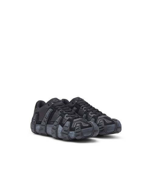 DIESEL(ディーゼル)の「メンズ スニーカー GRIFFE S-D-GRIFFE LOW(スニーカー・メンズ・グレー系その他/ブラック×ブルー・41/44/42/43/40)」の22枚目の写真