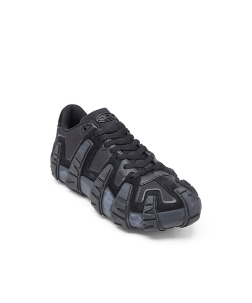 DIESEL(ディーゼル)の「メンズ スニーカー GRIFFE S-D-GRIFFE LOW(スニーカー・メンズ・グレー系その他/ブラック×ブルー・41/44/42/43/40)」の20枚目の写真