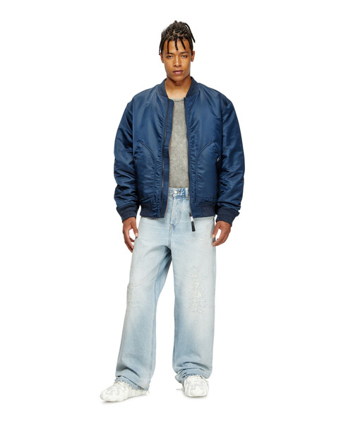 DIESEL(ディーゼル)の「メンズ スニーカー GRIFFE S-D-GRIFFE LOW(スニーカー・メンズ・グレー系その他/ブラック×ブルー・41/44/42/43/40)」の10枚目の写真