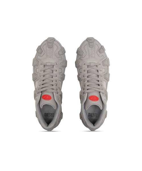 DIESEL(ディーゼル)の「メンズ スニーカー GRIFFE S-D-GRIFFE LOW(スニーカー・メンズ・グレー系その他/ブラック×ブルー・41/44/42/43/40)」の6枚目の写真