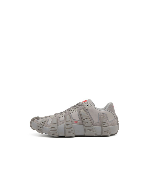 DIESEL(ディーゼル)の「メンズ スニーカー GRIFFE S-D-GRIFFE LOW(スニーカー・メンズ・グレー系その他/ブラック×ブルー・41/44/42/43/40)」の5枚目の写真