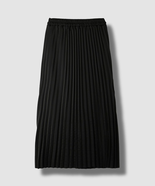 Mac-House(マックハウス)の「milli de l'air ササテンストレッチ プリーツスカート(スカート・レディース・ブラック/ベージュ/ブラウン・M)」の15枚目の写真