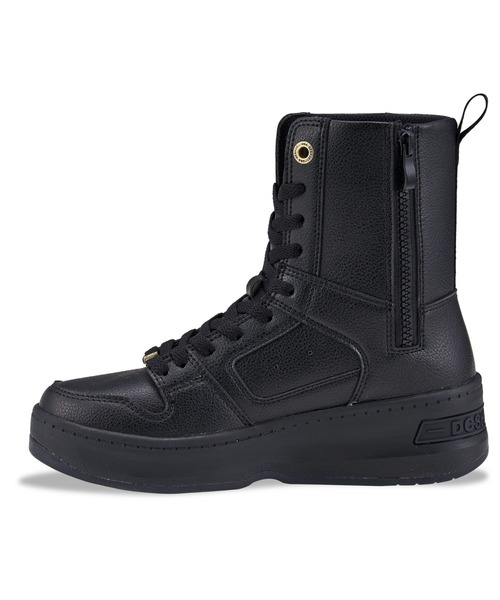 DC SHOES（ディーシーシューズ）の「NEBURA /DCレディースシューレースブーツ（スニーカー・レディース・ベージュ/ブラック・23cm/25cm/24.5cm/24cm/23.5cm）」の6枚目の写真