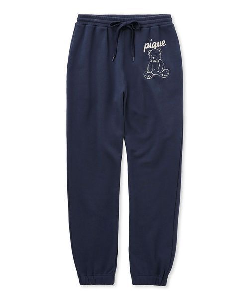 セール】【UNISEX】裏毛ワンポイントロングパンツ（ルームウェア