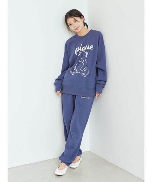 ジェラートピケ アイスクリームワンポイントTシャツ&ロングパンツ