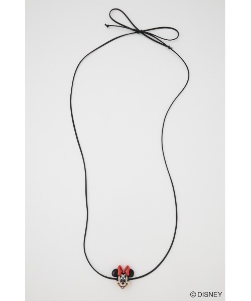 Disney SERIES CREATED by MUS（ディズニーシリーズクリエイテッドバイエムユーエス）の「MD STRING ネックレス / MINNIE（ネックレス・レディース・ブラック・FREE）」の5枚目の写真