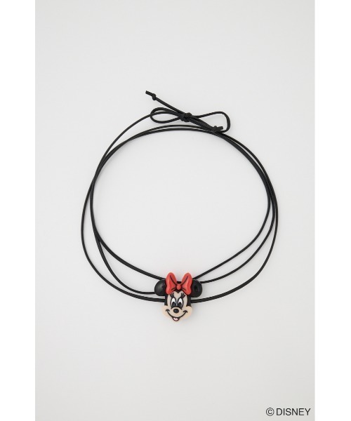Disney SERIES CREATED by MUS（ディズニーシリーズクリエイテッドバイエムユーエス）の「MD STRING ネックレス / MINNIE（ネックレス・レディース・ブラック・FREE）」の6枚目の写真