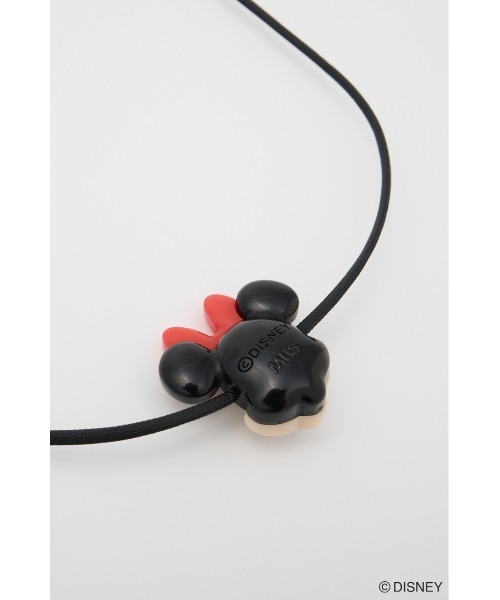 Disney SERIES CREATED by MUS（ディズニーシリーズクリエイテッドバイエムユーエス）の「MD STRING ネックレス / MINNIE（ネックレス・レディース・ブラック・FREE）」の3枚目の写真