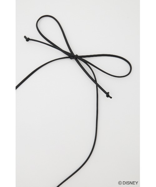 Disney SERIES CREATED by MUS（ディズニーシリーズクリエイテッドバイエムユーエス）の「MD STRING ネックレス / MINNIE（ネックレス・レディース・ブラック・FREE）」の4枚目の写真