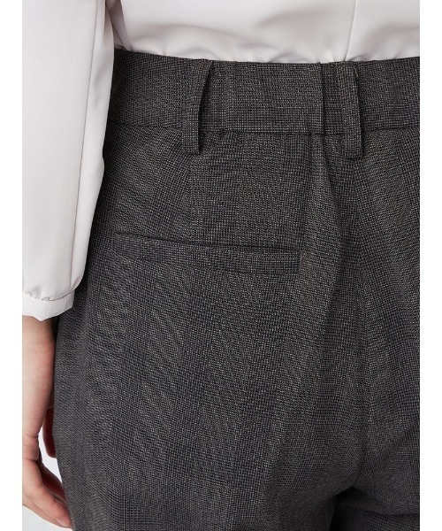 HARUYAMA(ハルヤマ)の「【WALKPLUS】 T/Rトロタックテーパードパンツ ウォッシャブル 通年(スラックス・レディース・ライトグレー/チャコールグレー/ブラック/ダークブラウン・LL/L/M/S)」の9枚目の写真