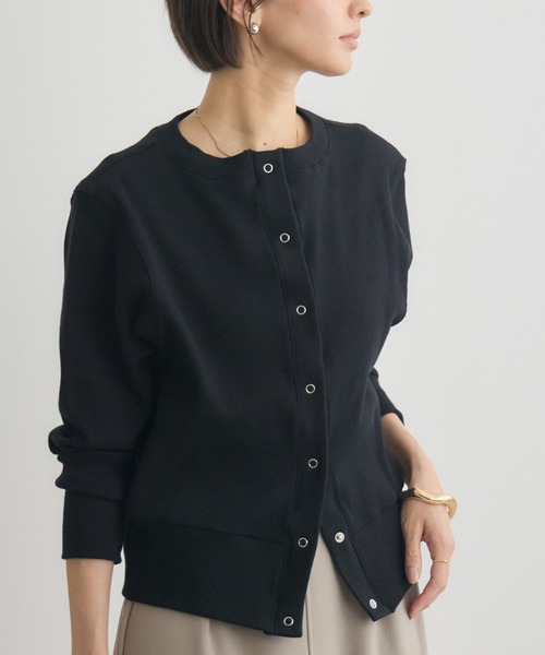 【KATHARINE ROSS】テレコドット釦カーディガン