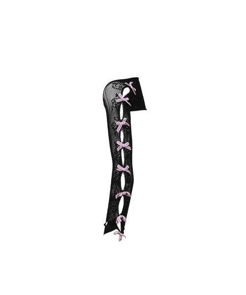 NODRESS PURPLE VELVETS BOW BLACK LACE OVERSLEEVES（その他