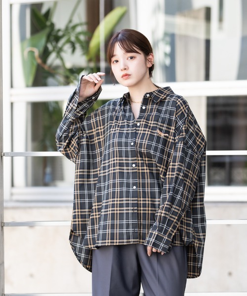 meeny miny（ミーニーマイニー）の「【meeny miny】【旭山動物園応援商品】キタキツネシャツ（シャツ/ブラウス・レディース・カーキ/グレー・S-M/M-L）」の8枚目の写真