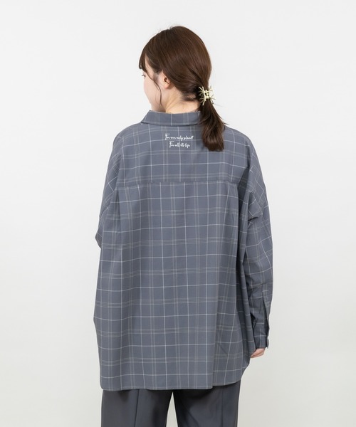 meeny miny（ミーニーマイニー）の「【meeny miny】【旭山動物園応援商品】キタキツネシャツ（シャツ/ブラウス・レディース・カーキ/グレー・S-M/M-L）」の5枚目の写真