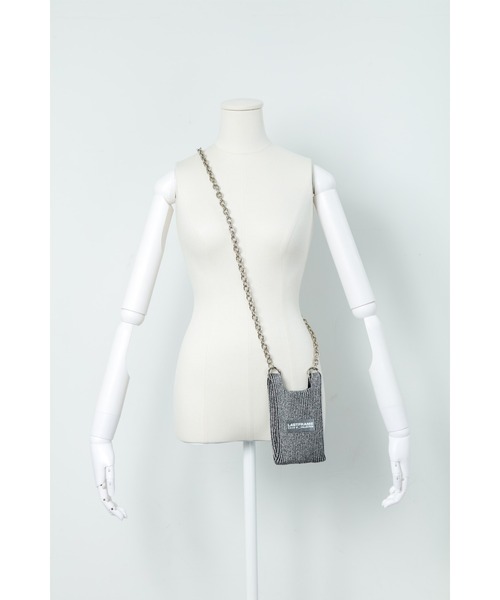 LASTFRAME（ラストフレーム）の「KYOTO METALLIC MARKET BAG MICRO（ショルダーバッグ・レディース・グレー系その他/ピンク系その他/シルバー系その他・MINI(FREE)）」の6枚目の写真