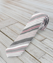 ZIP FIVE（ジップファイブ）の「リネン コットンネクタイ ナロータイ（ネクタイ）」