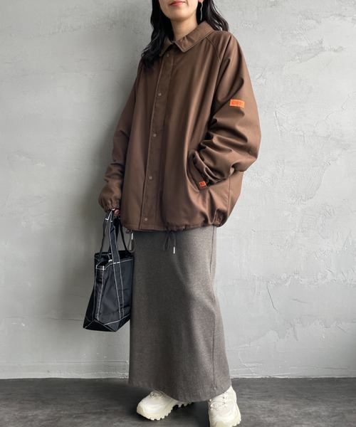 UNIVERSAL OVERALL（ユニバーサルオーバーオール）の「[UNIVERSAL OVERALL/ユニバーサルオーバーオール] 別注 中綿入りコーチジャケット（その他アウター・レディース・ブラック/ブラウン/チャコールグレー・M/L）」の8枚目の写真