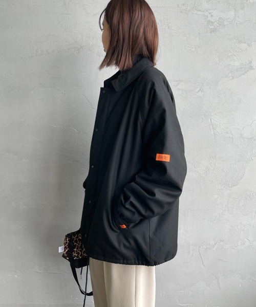 UNIVERSAL OVERALL（ユニバーサルオーバーオール）の「[UNIVERSAL OVERALL/ユニバーサルオーバーオール] 別注 中綿入りコーチジャケット（その他アウター・レディース・ブラック/ブラウン/チャコールグレー・M/L）」の12枚目の写真