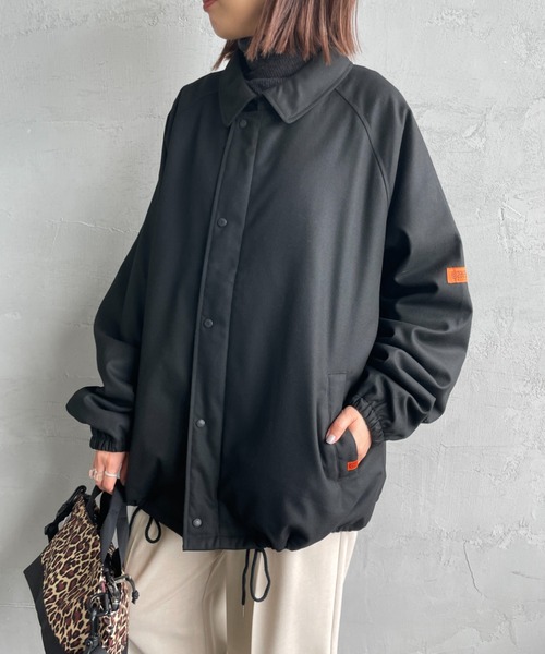 UNIVERSAL OVERALL（ユニバーサルオーバーオール）の「[UNIVERSAL OVERALL/ユニバーサルオーバーオール] 別注 中綿入りコーチジャケット（その他アウター・レディース・ブラック/ブラウン/チャコールグレー・M/L）」の17枚目の写真