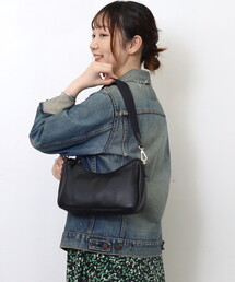 【牛革】シュリンクレザーダブルストラップ2WAYショルダーバッグ