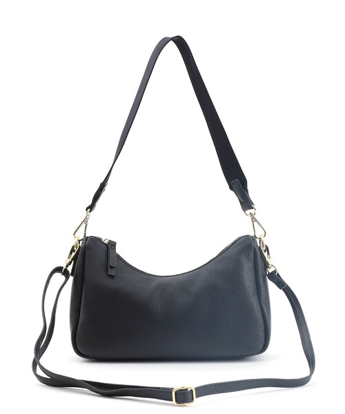 COOCO(クーコ)の「【牛革】シュリンクレザーダブルストラップ2WAYショルダーバッグ(ショルダーバッグ・レディース・シルバー/グレー/オフホワイト/ブラック/レッド・FREE)」の7枚目の写真