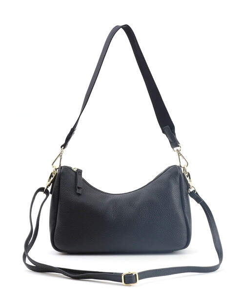 COOCO(クーコ)の「【牛革】シュリンクレザーダブルストラップ2WAYショルダーバッグ(ショルダーバッグ・レディース・シルバー/グレー/オフホワイト/ブラック/レッド・FREE)」の11枚目の写真