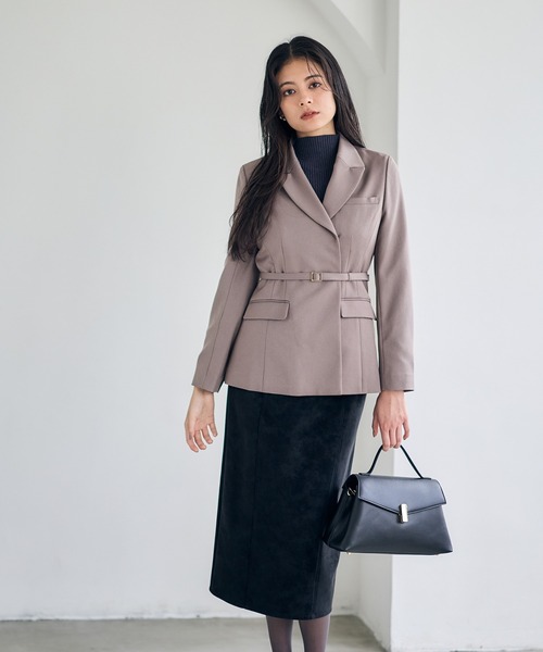 12Twelve Agenda(トゥエルブ アジェンダ)の「ニュアンスレザータイトスカート(スカート・レディース・ブラック/ブラウン・M/S)」の7枚目の写真