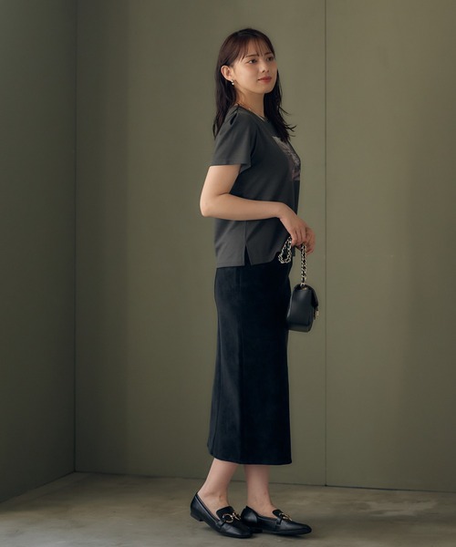 12Twelve Agenda(トゥエルブ アジェンダ)の「ニュアンスレザータイトスカート(スカート・レディース・ブラック/ブラウン・M/S)」の8枚目の写真