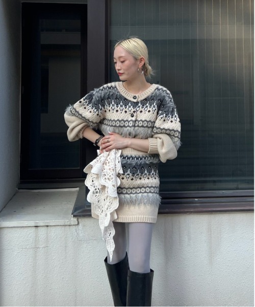 UND LADY NORDIC KNIT SKIRT（スカート）｜Ameri（アメリ）の
