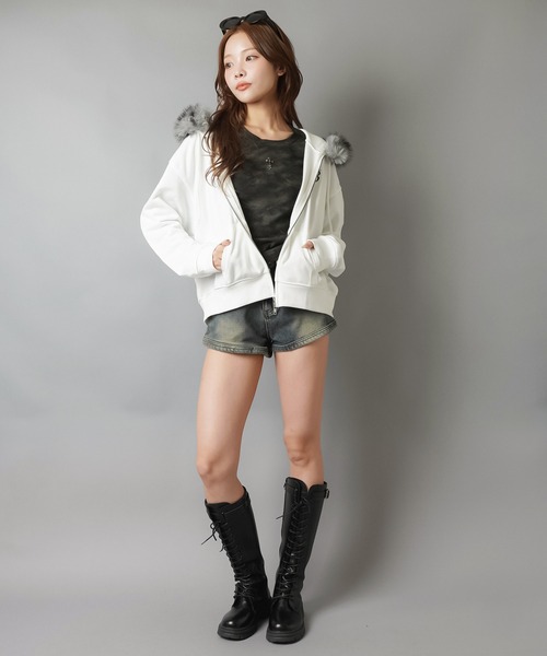 ふわ盛れフードで平成ギャル復活☆後ろ姿まで可愛い主役パーカー