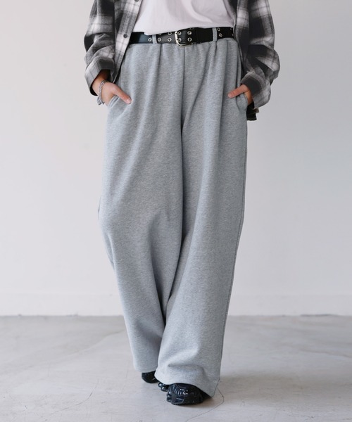 ROCHEM(ローシェン)の「【セットアップ対応】ヘビーウェイトピグメントスウェットパンツ(スウェットパンツ・メンズ・ネイビー/ブラウン/グレー/ブラック・L/M/S/XS)」の3枚目の写真