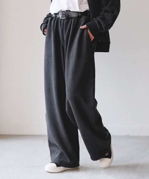 ROCHEM(ローシェン)の「【セットアップ対応】ヘビーウェイトピグメントスウェットパンツ(スウェットパンツ・メンズ・ネイビー/ブラウン/グレー/ブラック・L/M/S/XS)」の7枚目の写真