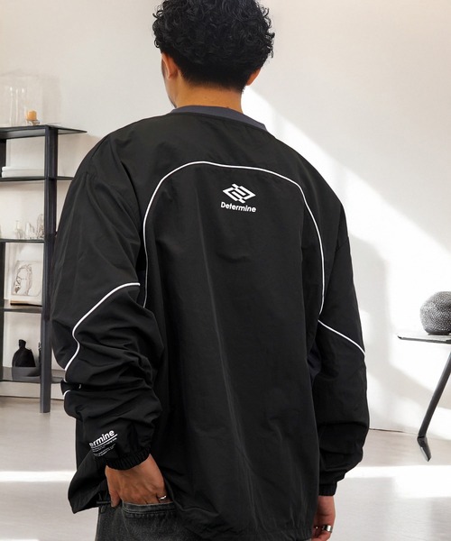 L'atelier（ラトリエ）の「ナイロン タスラン ドロスト 短丈可能 ボリューム袖 長袖 ピステ（ナイロンジャケット・メンズ・ブラック系1/ブラック系2/ブラック系3/グレー系1/グレー系2/グレー系4/ベージュ系2/アイボリー系1/カーキ系1/カーキ系2/カーキ系3/カーキ系4・M/L）」の22枚目の写真