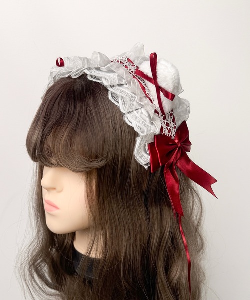 morphose ワイヤー入りリボンヘッドドレス Metamorphose ワイヤー入りリボンヘッドドレス