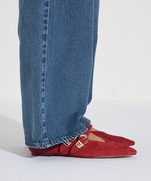 GRISE（グリーズ）の「GRISEレザーWストラップメリージェーン（その他シューズ・レディース・キャメル/ブラック/レッド・24cm/23.5cm/23cm/22.5cm/22cm/25cm/24.5cm）」の12枚目の写真