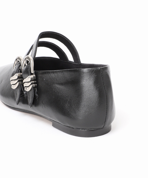 GRISE（グリーズ）の「GRISEレザーWストラップメリージェーン（その他シューズ・レディース・キャメル/ブラック/レッド・24cm/23.5cm/23cm/22.5cm/22cm/25cm/24.5cm）」の18枚目の写真