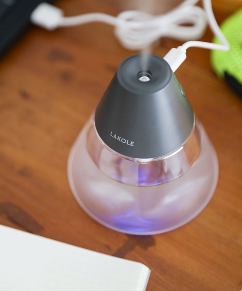 LAKOLE（ラコレ）の「ミニUSB加湿器 / 591148（生活家電・レディース・チャコール/アイボリー・FREE）」の18枚目の写真