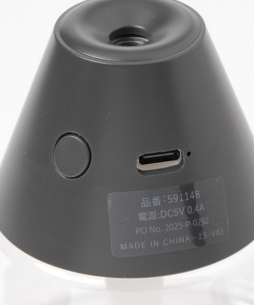 LAKOLE（ラコレ）の「ミニUSB加湿器 / 591148（生活家電・レディース・チャコール/アイボリー・FREE）」の4枚目の写真